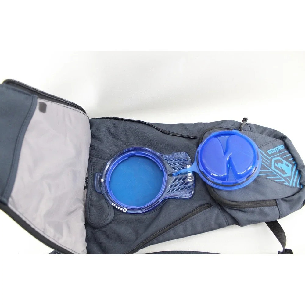 CAMELBAK Scorpion Backpack Hiking Skiing‎ Snowboarding Hydration Pack Gray Blue